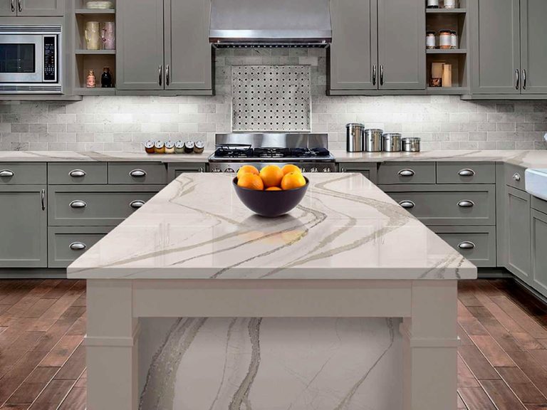 project by New Stone Design quartz countertops chicagoland